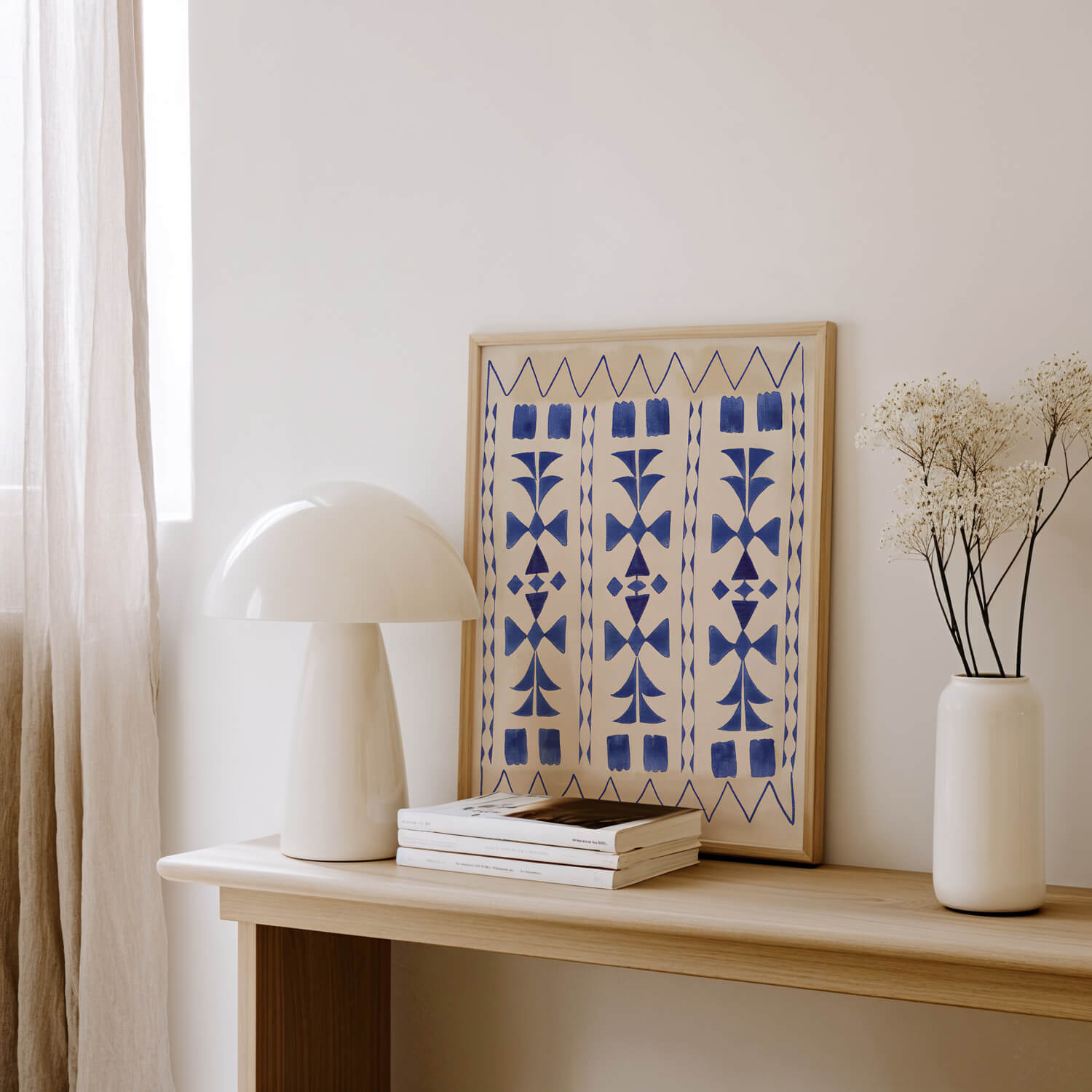 Patchwork Indigo Blue