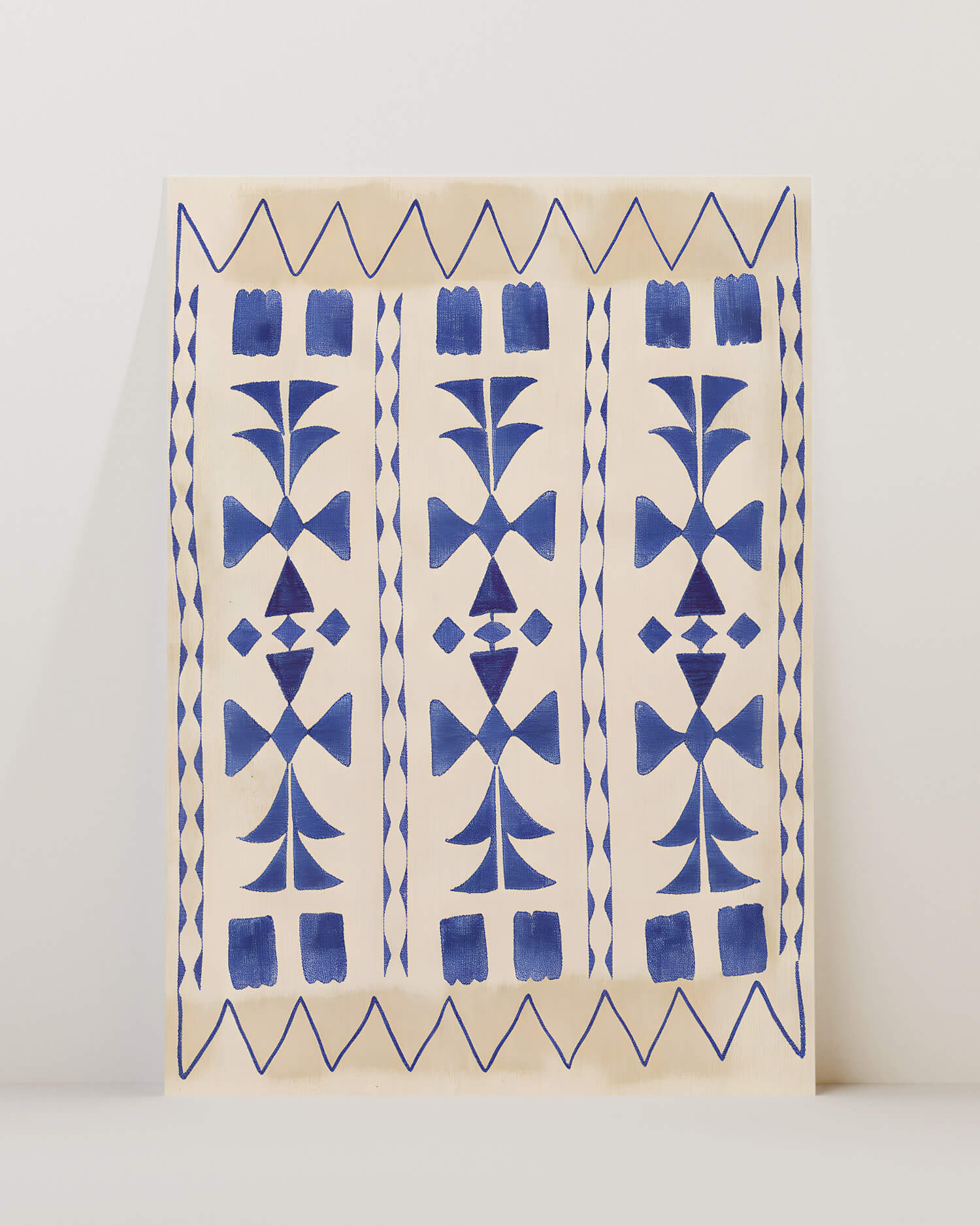 Patchwork Indigo Blue