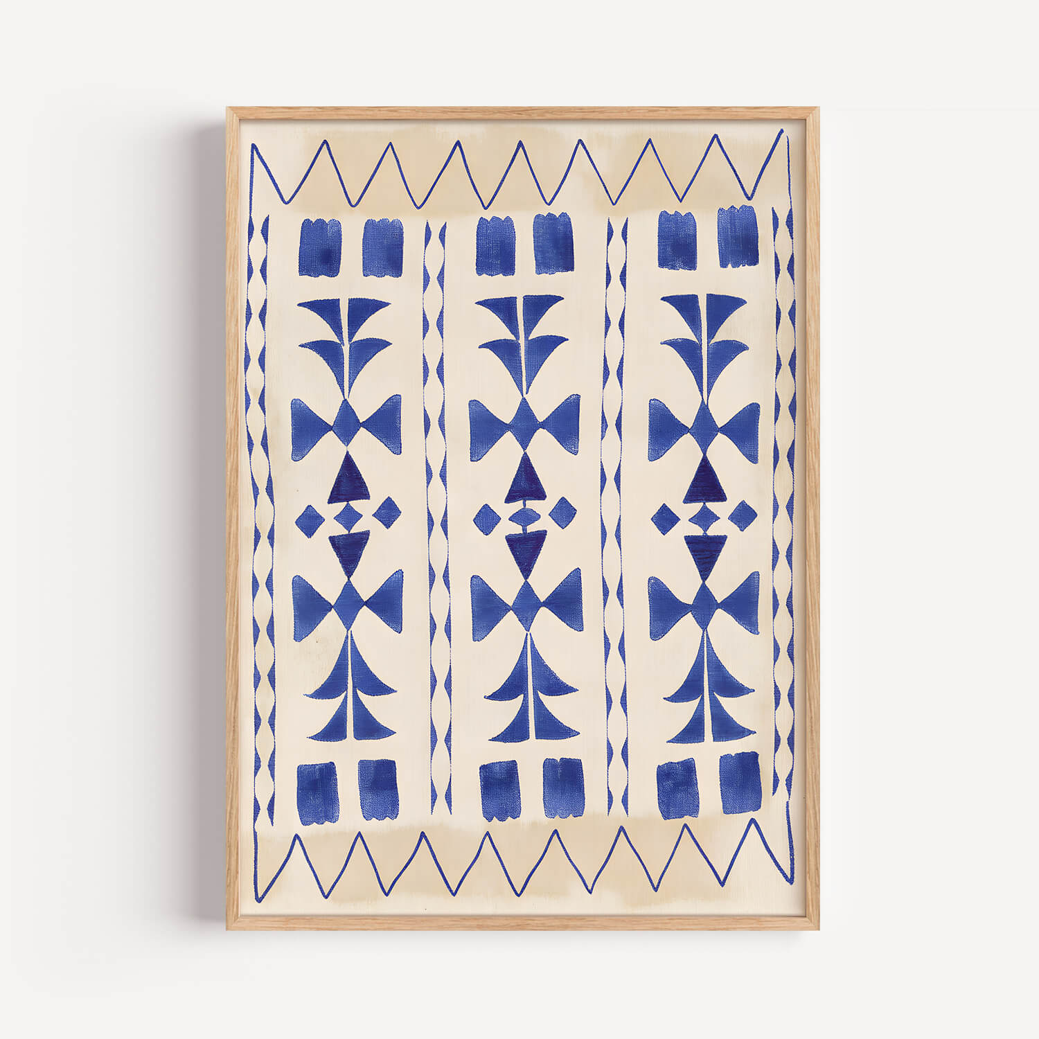 Patchwork Indigo Blue
