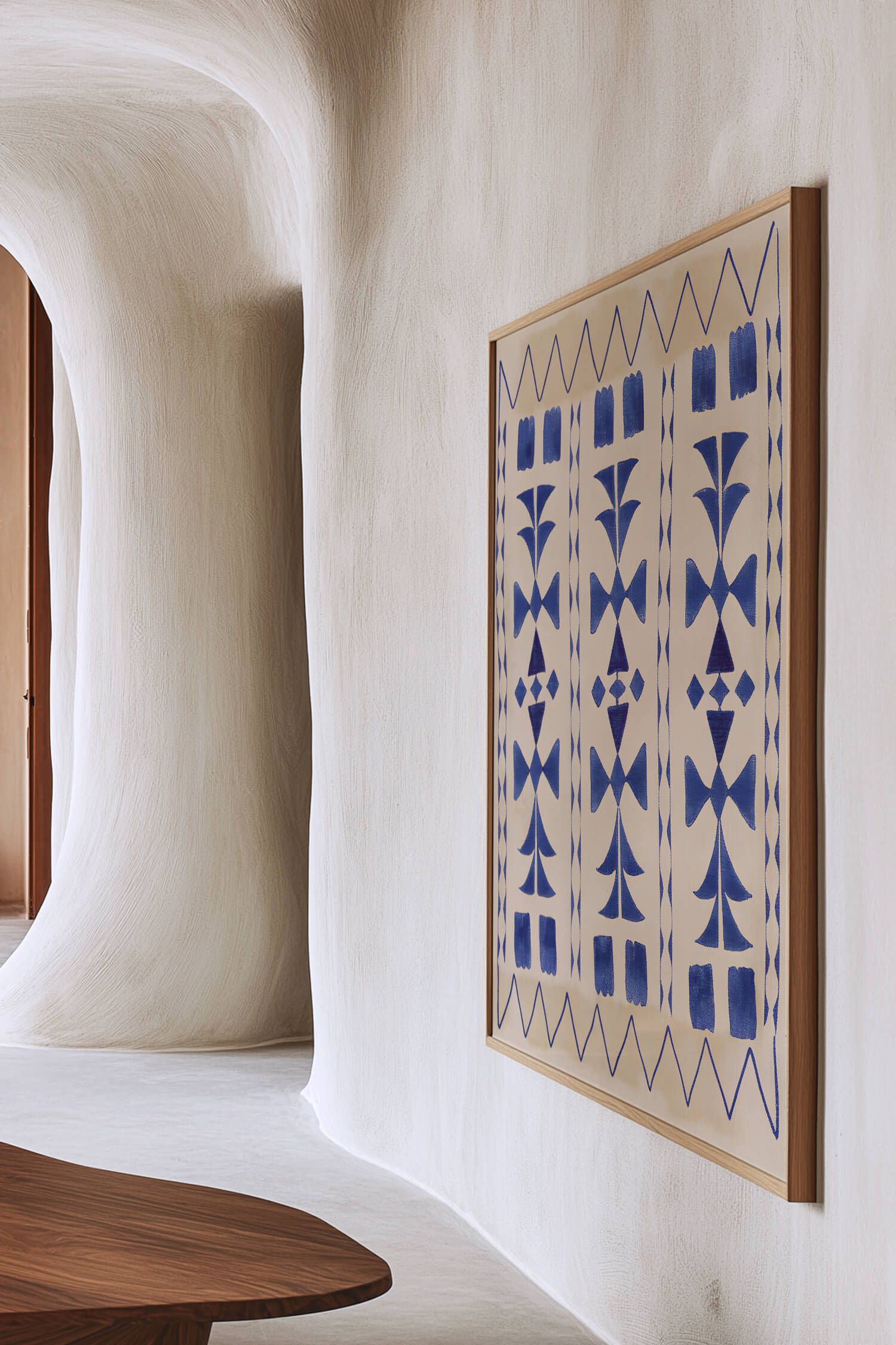 Patchwork Indigo Blue